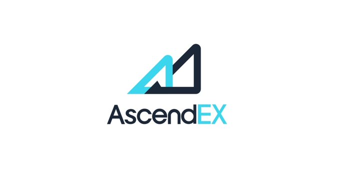 The image features the logo for "AscendEX," a cryptocurrency exchange, which relates to the accompanying post's emphasis on education and the ticker symbol $lunc.