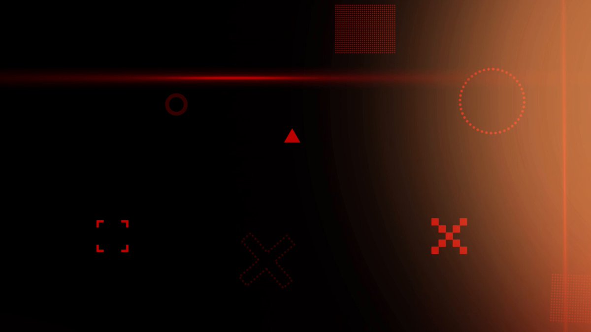 The image features a black background with various shapes and designs scattered across it. The shapes include circles, triangles, squares, and rectangles of different sizes and colors. Some of these shapes are red, while others have a more muted color palette. The arrangement of these shapes creates an abstract and visually interesting composition that captures the viewer's attention.