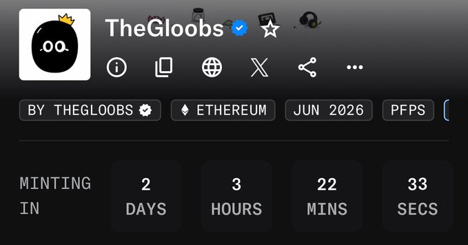 The image appears to be an advertisement promoting TheGlobots cryptocurrency, which are a type of digital currency. It includes a screenshot of the Bitcoin wallet interface displaying data such as daily values, days left for minting, and the current value of the cryptocurrency. The ad also emphasizes that the user needs a WL spot to mine new Bitcoins, indicating that the currency is in demand and that those interested can invest in it.