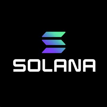 The image shows the Solana logo, featuring its signature triple-bar symbol with a green-to-purple gradient above the bold white "SOLANA" text on a black background. This logo relates to the post as it represents the Solana blockchain network that has implemented the new v1 transaction format upgrade mentioned in the announcement.