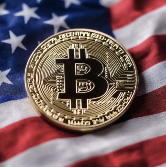 A physical Bitcoin token rests on an American flag, symbolizing U.S. crypto policy, as prediction markets show a 40% surge in odds that the Bitcoin and Crypto Clarity Act will become law during President Trump's term.