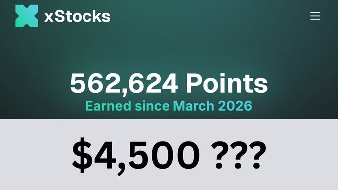 The image features a website with a large green screen displaying information about xStocks' token and its associated features. The main title of the image is "xStocks Earned since March 2016" which highlights the earning history of the token. There are three questions displayed within this title, asking users to determine whether the token has earned $450,000 or not. To find out how much the token could be worth in terms of xStars (the value per point), viewers need to divide the total number of xStars by the current value of the token. This information is crucial for those considering investing in or purchasing xStocks' token.