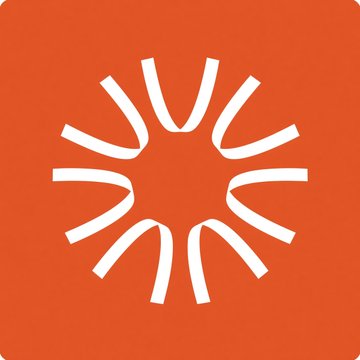 An orange square logo featuring a stylized white sunburst or radial emblem with curved rays emanating from the center. The image serves as a generic graphic accompanying news about OranjeBTC's launch of DIGY11, a new preferred-shares ETF on Brazil's B3 exchange.