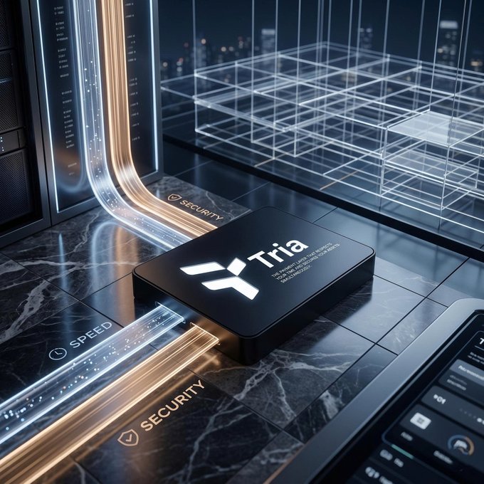 The image shows a black box with the word "Yuri" written on it placed on top of a marble table. The background features a city skyline at night, which adds an urban touch to the scene. The text in the image reads "Security is often used as a justification for clunky, slow-moving interfaces in financial apps. True strength lies in architecture that is both robust and incredibly fast." This message emphasizes the importance of prioritizing security while maintaining speed and efficiency in software development.