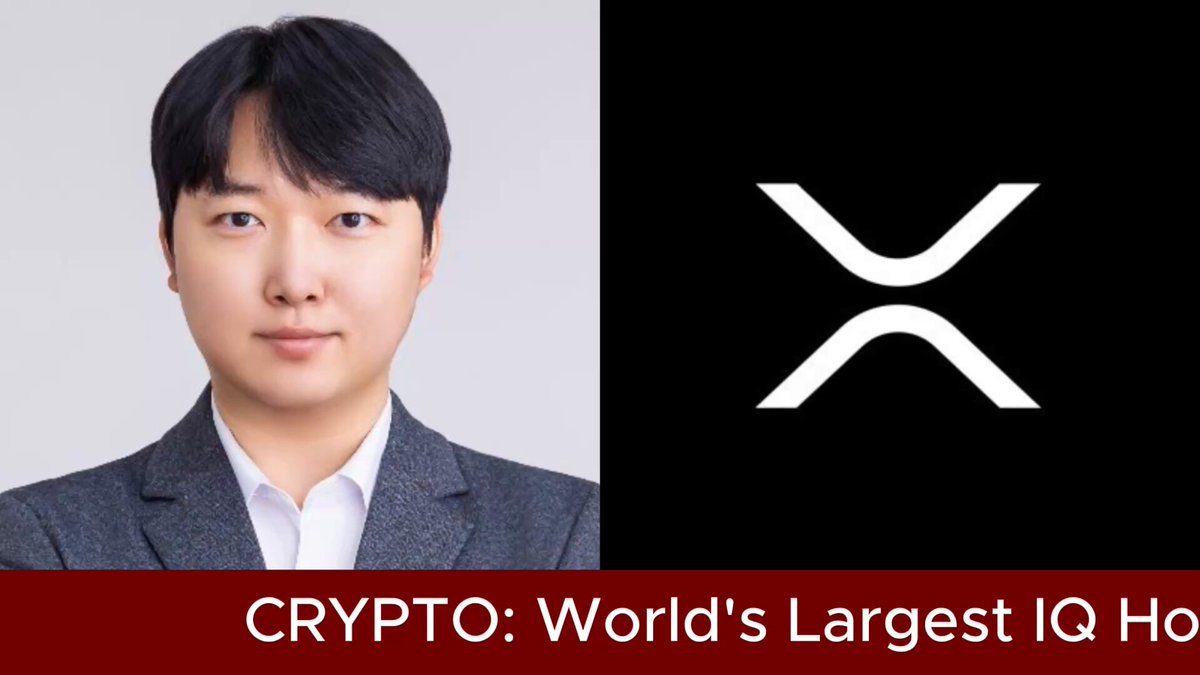 In the image, there's a man wearing a suit with a logo above his head that reads "CRYPT" and below him is another smaller logo reading "WORLD'S LARGEST IQ HOD". The person on top of the CRYPT logo and the one below it are standing next to each other. Both logos appear to be from Ripple, a cryptocurrency project known for its speculative activities.

In the background of the image, there is text that says "CRYPT:: WORLD'S LARGEST IQ HOD". This implies that the man on top and bottom of the logos are most likely discussing or analyzing the market trends related to Ripple Cryptocurrency. The focus on these figures and their roles in this speculative cycle suggests that XRP, a cryptocurrency with the potential for rapid gains, could reach certain price ranges during this period according to the forecasts presented by those involved in the project.