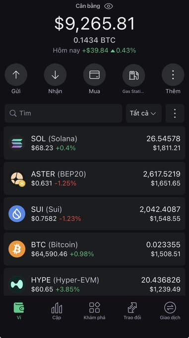 The image shows a phone screen displaying various cryptocurrency transactions and balances. The main focus of the image is a list of different cryptocurrencies with their respective balances, including Bitcoin (BTC), Etherium (ETH), and others. The text "What should I buy to make it an even 10k?" suggests that the user might be considering investing in these cryptocurrencies to reach a specific financial goal or target a certain amount for spending.