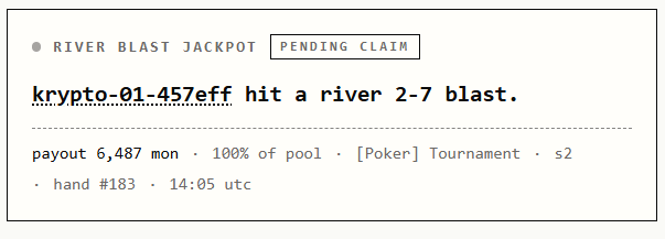 The image features a screenshot of an advertisement for a river blast slot machine. The advertisement displays the text "River Blast", which is the name of the slot machine, along with some other information about the location of the slot machine, such as its status (operational or currently paused), and details about the upcoming tournament (it's 2nd in the @devfun season). There are also a few numbers visible in the image, possibly representing data from the slot machine. The advertisement is posted on a website called "www.a-tourism.net", which likely provides information or descriptions related to the river blast slot machine.
