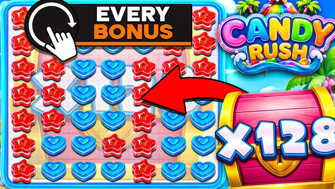 The image features a large, colorful candy rush game board with various candies scattered across its surface. The board has a red heart symbolizing a "giveaway" or "bonus", indicating that players can win extra points by completing certain tasks within the game. A person's hand is visible in the top left corner of the image, pointing towards the game board and possibly suggesting an action or strategy to follow.

The post also includes text about a giveaway for Candy Rush, which could be related to the game itself or some promotional material. The overall atmosphere seems fun and engaging, with the colorful candies and the potential for players to win exciting prizes through gameplay.