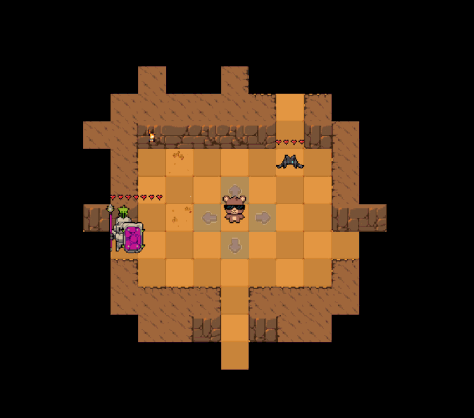 urns of gold and silver, a dragon, and a knight on horseback populate a medieval-themed game scene.