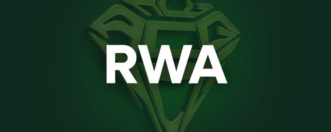 A green 3D logo with the white text 'RWA' displayed prominently in the center.