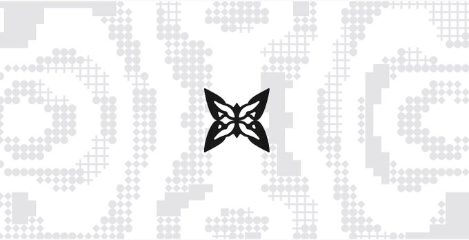 The image features an abstract pattern composed of dots, with a small black butterfly drawn above or below the center dot. The background is white, providing contrast to the colorful dots and the detailed butterfly shape. The image appears to be from an article discussing the challenges of achieving secure quantum computing infrastructure on a large scale. This suggests that the butterfly drawing might symbolize the idea of navigating through complex systems in search of solutions or overcoming obstacles related to Quantum Computing security.