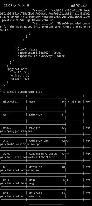 A screenshot of a mobile device displaying information about a Circle Agent application that includes its name, status, and status summary. The screen is dark blue with white text, likely displaying some type of log or dashboard information.