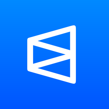 The Google Podcasts app logo, featuring a white triangular play/sound icon on a blue background.