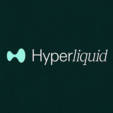 The image displays the Hyperliquid logo, featuring a stylized mint-green figure-eight or infinity-like symbol next to the brand name "Hyperliquid" in white serif text against a dark green background. This logo accompanies news about Hyperliquid's HIP-4 deployer features for its mainnet rollout of permissionless outcome markets.