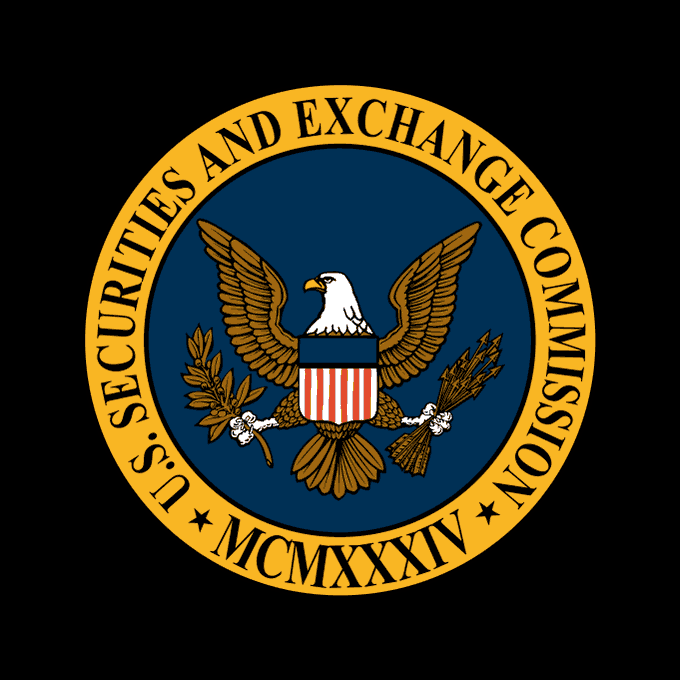 The image shows the official seal of the U.S. Securities and Exchange Commission (SEC), dated "MCMXXXIV" (1934). This seal directly relates to the post, as the SEC is the regulatory body convening the September 17 roundtable to explore 24-hour trading with major financial institutions.