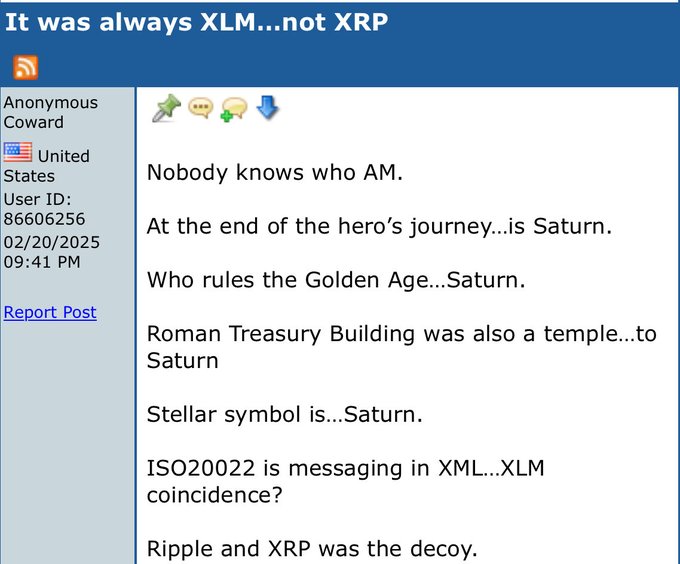 The image shows a post on Twitter that discusses the United States Treasury's announcement about a stellar Treasury U.S. Treasury announcement. The text of the tweet suggests that some benefits from this announcement might surprise everyone, including those who have been trying to warn against the Galactic Empire. It also mentions that someone sent the message and that it has already reached a few users' screens.