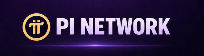 The image displays the "PI NETWORK" logo in gold and white text against a purple gradient background, accompanied by a circular emblem featuring the Greek letter π (pi). The graphic serves as a visual header for content introducing $PI as a beginner-friendly cryptocurrency project built around a mobile phone app, emphasizing its accessibility without the need for expensive mining hardware.