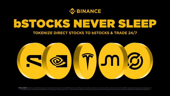 The image is a banner advertisement for Bitcoin that features yellow dollar signs, a gold coin logo, and a few other symbols like a target, a map, and a book. The main message of the advertisement is "BINANCE BSTOCKS NEVER SLEEP", suggesting that Bitcoin has evolved beyond just being a currency to offer access to various asset classes or resources such as Bitcoin Cash (BCH), which is one of its featured symbols in the image. It seems that the primary purpose of this advertisement is to draw attention and generate interest among potential users who might be interested in purchasing Bitcoins for other reasons than trading them on Cryptocurrency Exchanges like Binance.