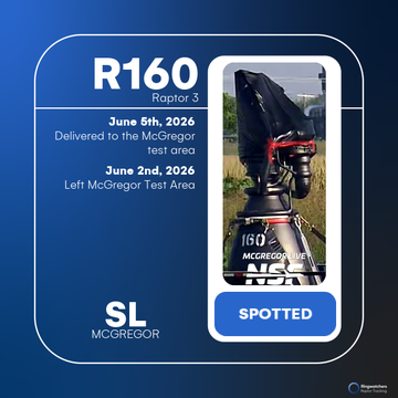 The image features a blue square with white text that reads "R3.160" and "McGregor!". The text also includes a photo of a black object, possibly a microphone or a camera, placed next to the text. The background is dark blue, which contrasts with the white text on the square. The post appears to be about an event related to the R3.160 project at the McGregor Research Institute in Australia.