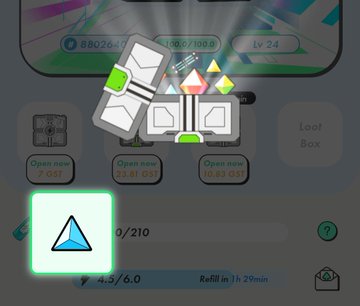 A screenshot from a mobile game showing a cube-rolling puzzle minigame with dice icons, progress indicators, and a '0/210' counter near a refill timer.