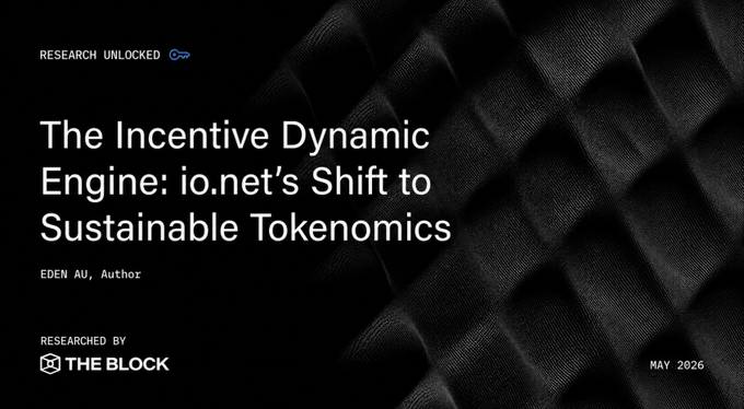 The image shows a screen displaying a presentation about an interesting concept called "The Incentive Dynamic Engine" or "io.net's shift to sustainable tokenomics". A text box on the left side provides information about this topic, while another text box in the center explains more details of the engine. On the right side, there is a graphic design featuring a black and white checkered pattern that adds visual interest to the presentation. Overall, the image seems to be an informative visual representation related to the content discussed on the screen.