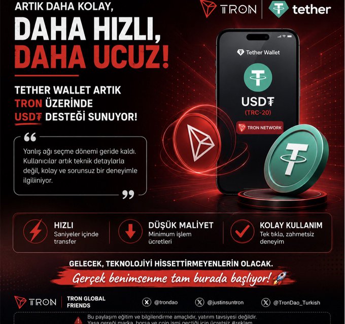 The image features an advertisement for a cryptocurrency wallet service called "TRON Wallet". The advertisement includes a cell phone with a green coin displayed, along with text that reads "Ayy, remember that? Back in the day, the thing we feared most when transferring stablecoins was picking the wrong network... We'd check a hundred times before sending the transaction, TRON?". This image is related to the post because it highlights the importance of choosing the right cryptocurrency wallet service and being cautious about the networks one transfers to.

The text "TRON" in the image suggests that the advertisement is targeting users interested in using the TRON Wallet service for their cryptocurrency transactions. The presence of a cell phone with a green coin on it further emphasizes the connection between the advertisement and the post, as it implies that the wallet service might be relevant to the user's interests or needs.