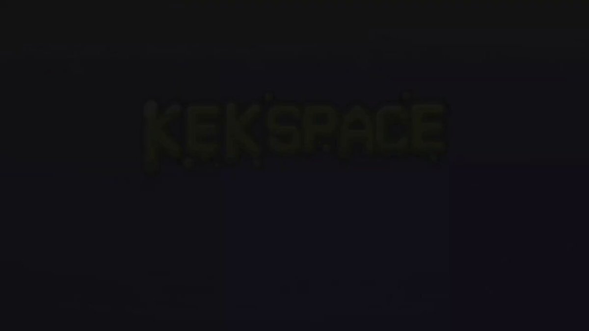 The image features a black background with white text that reads "KEK'S SPACE". This text stands out against the dark backdrop, making it the main focus of the image. The surrounding area appears to be empty or blurred, further emphasizing the importance of the text in the scene.