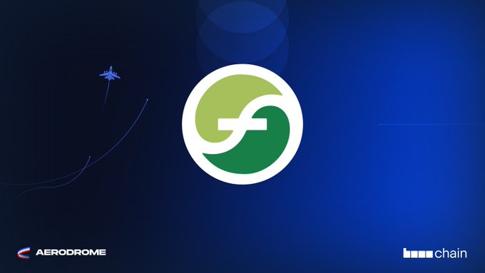 The image features a logo for a company named "Aeroomechanics" that specializes in creating logos related to aviation. The logo consists of a circle with a green center, surrounded by a blue border. Below this logo, there's text that reads "fxUSD takes to the skies The $fxUSD - @protocol_fx". This post is about a pool called "Aeroomechanics" and it seems to be related to aviation or aircraft design.