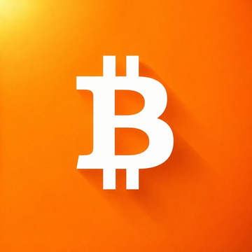 Bitcoin logo in white against an orange gradient background, reinforcing the post's focus on BTC options as an overlooked institutional hedging and positioning tool ahead of spot market and ETF movements.