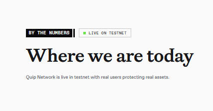 The image shows a screenshot of a website called "Where We Are Today" with a white background and black text. The title of the post reads "By the Numbers Live On Testnet". The main content of the post discusses the complexity of Web3, which includes factors such as chain length, interoperability, security, and staying relevant to computing technology evolution. The image also contains some text that says "Focus on what is in the image & how it relates to the post."