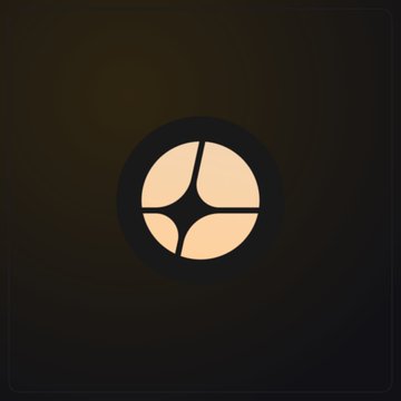 The image shows the eCash (XEC) logo, a stylized four-pointed star within a circle, on a dark background. The minimalist emblem visually represents the eCash cryptocurrency being discussed in the announcement about Aster DEX listing XEC perpetuals with 5x leverage.