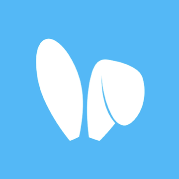 A light blue background displays two abstract white shapes resembling stylized speech bubbles or chat icons, which may symbolize social media communication. This imagery relates to the post about FriendTech, a decentralized social media app, and a potential community takeover bid by crypto trader Machi Big Brother.