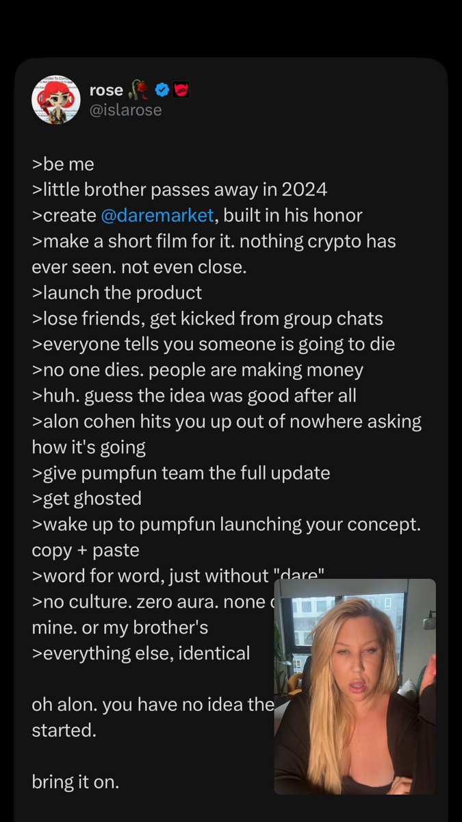 The image shows a Twitter post with several lines of text, including descriptions about someone named Sandra, their "little brother", or sister who has passed away in 2014. The post also mentions that pumpkins can be used for cleaning up after a party if there is no vacuuming available and asks the user to bring it on.