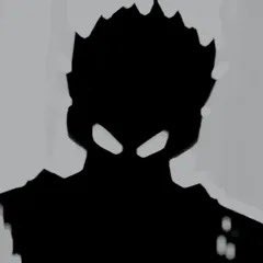 The image features a striking black silhouette of a person, with only their face visible against a stark white background. This striking contrast creates a dramatic effect that draws attention to the subject's features. The accompanying text explains the value of an NFT 700 supply being minted, offering details about the coin's generation and sale price on an Eth mainnet.