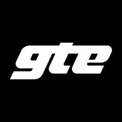 The image displays the white "gte" logo on a black background, matching the @GTE_XYZ branding referenced in the post as one of three potential airdrop opportunities being highlighted for early positioning.