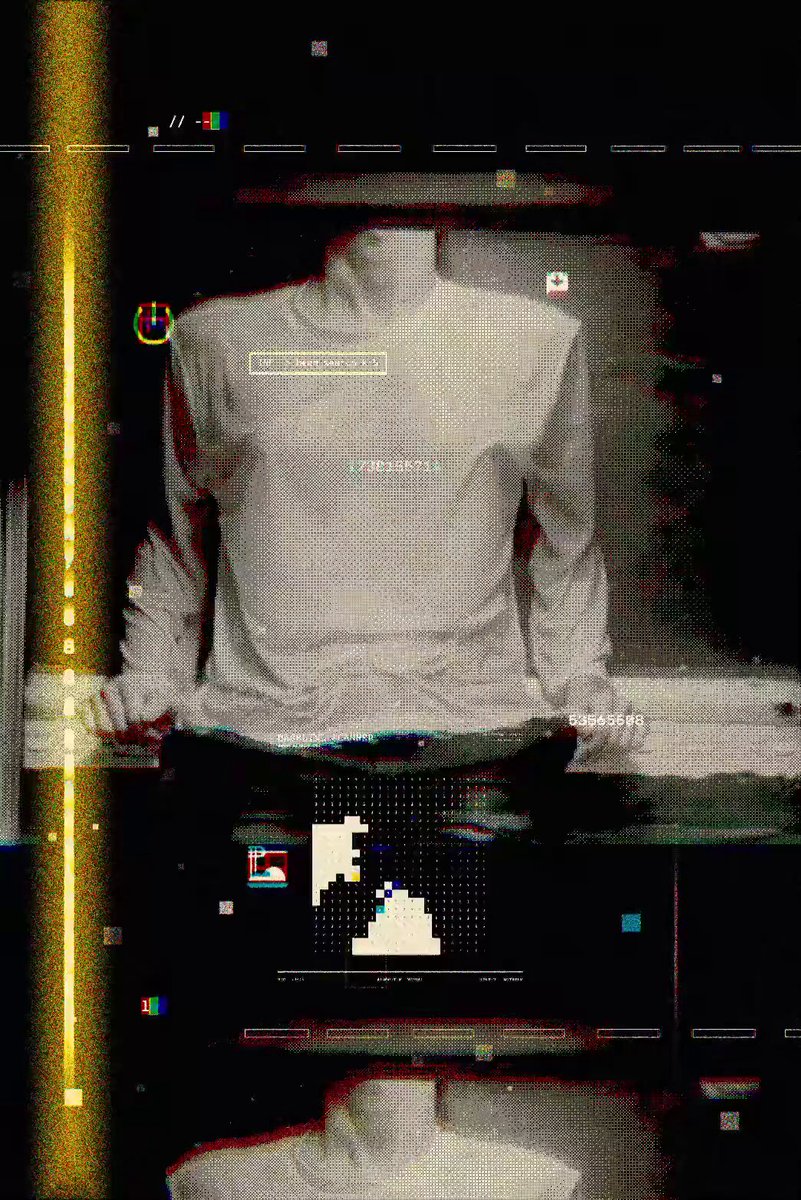 The image features an abstract art piece with a white shirt hanging against a black background, which appears to be a mannequin or a dresser. The image also contains text that reads "The last available artifacts from the monochrome series and where monochrome series was born from Have a listen superrare.com/artwork/eth/0x ...". This suggests that the art piece is inspired by the monochrome series, which is known for its minimalist aesthetic. The image also contains a watermark in the bottom right corner, indicating that it may have been created or edited by someone named "monochrome series".