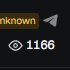 A partial screenshot showing the word 'nknown' next to a paper airplane icon and an eye icon with the number '1166'.