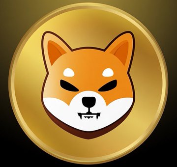 A gold Shiba Inu coin emblem is displayed, with the post promoting a "Dog Pack" lineup of SHIB, DOGE, and FLOFI memecoins, though the image only features the $SHIB logo as the highlighted choice for the supposed bull run leader.