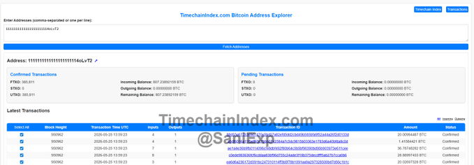 The image shows a screenshot of a computer screen displaying information about Bitcoin transactions, including details such as the time, sender, receiver, amount, and transaction type. The text in the image reads "Time chain explorer Timechain.io/bitcoin/timechain-explorer". This suggests that the image is related to a Bitcoin transaction or wallet management tool, possibly showing the user how to manage their Bitcoin transactions on the platform.