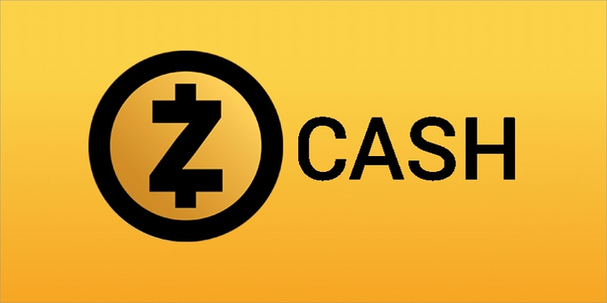 The Zcash (ZEC) cryptocurrency logo displayed in black on a yellow background.