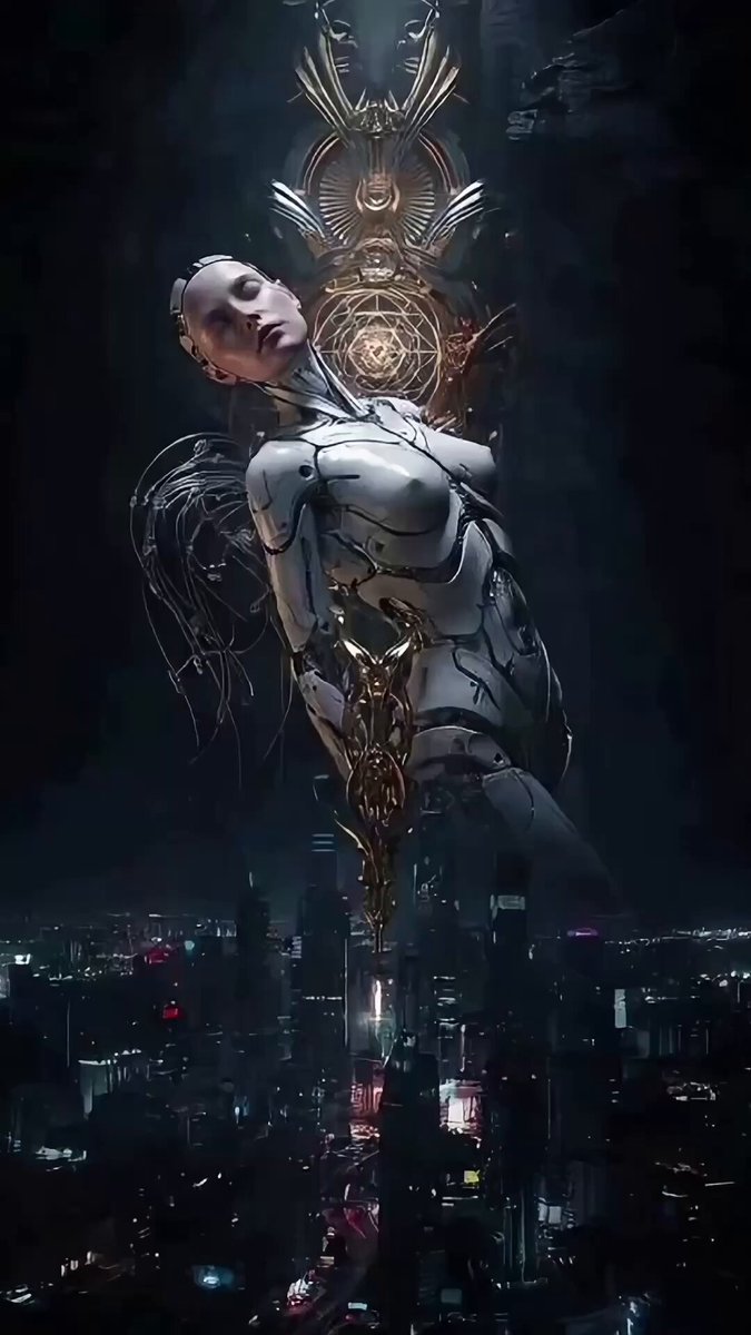 The image features a woman with wings standing in front of a city skyline at night. The city lights create an urban atmosphere, while the woman's wings add a sense of fantasy or surrealism to the scene. The caption below the image reads "DAY 154 daily drops on @TransientLabs link". This suggests that there is some sort of connection between the woman and the cityscape in the background, possibly related to the concept of the Global Oracle or the transition to the future.