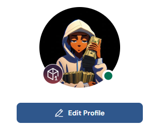 The image features a person wearing a hoodie holding a stack of money. The text "Focus on what is in the image" suggests that the viewer should concentrate on the main elements, such as the person with the money or any other relevant details within the scene.
