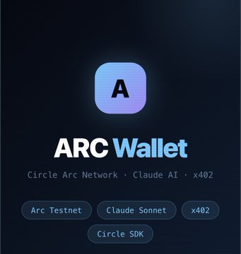 irc wallet app logo with a blue square and white "A" on a black background, accompanied by the app name and a list of features.