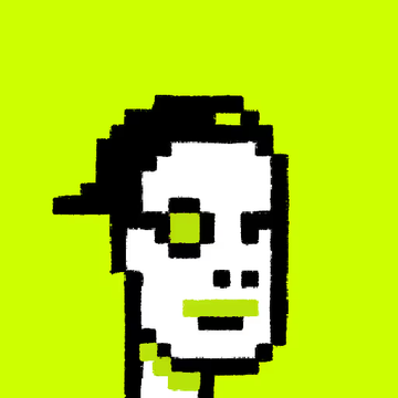 A pixelated skull wearing a black backwards cap is displayed on a bright yellow-green background, fitting the "Broker Punks" branding mentioned in the post about claiming treasury rewards and upcoming staking migration maintenance.