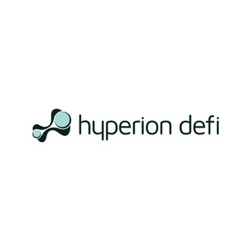 The logo for "hyperion defi" features a stylized three-circle emblem in teal and dark gray beside the company's name. This branding accompanies news of Hyperion DEFI, Hyperliquid's treasury company, reporting a record $31 million in net revenue for Q2—more than tripling its $8.8 million Q1 figure.