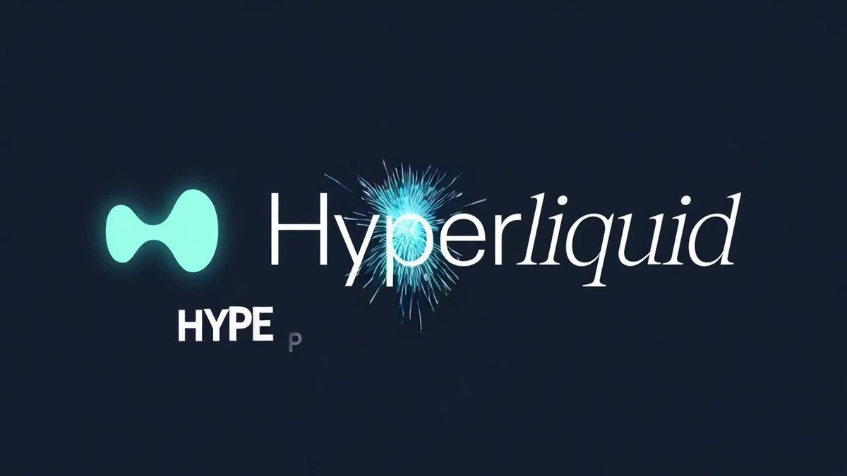 The image features a logo for a cryptocurrency called "HYPE". The logo consists of a blue circle with a white "P" inside, surrounded by a blue flame that appears to be glowing. The background color of the logo is black, which contrasts with the blue circle and flame. The text on the logo reads "HYPE", indicating the name of the cryptocurrency being promoted.
