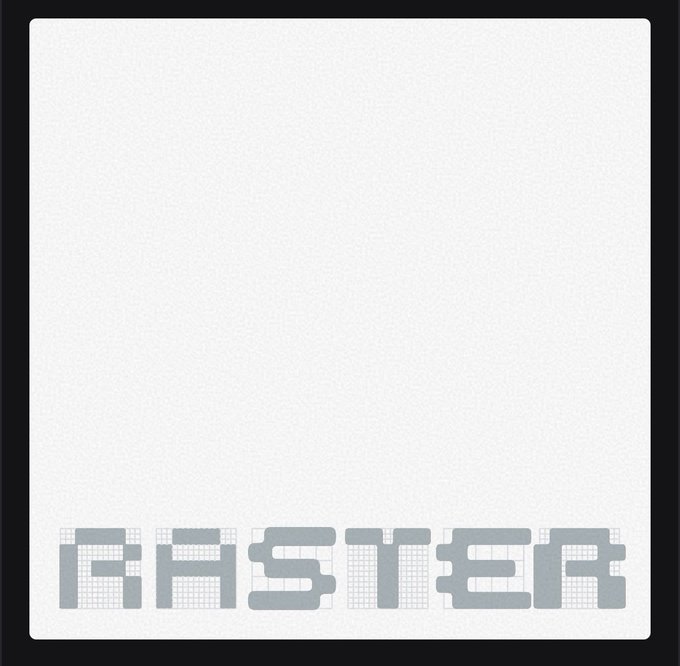 A pixelated, monochromatic image displaying the word "CASTED" in blocky, digital-style letters across a textured white background, framed by a dark border—likely representing a freshly minted NFT or digital collectible tied to the "Get yours" call-to-action in the post.