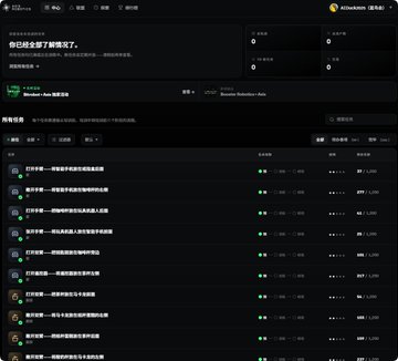 A dark-themed Chinese language livestream or video platform interface displaying a list of video content with thumbnails and statistics.