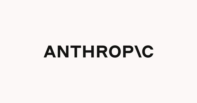 The image features a logo for an online store called "Anthropic". The logo consists of the word "Anthropic" written in black text against a white background, with the letters arranged in a diagonal line from top left to bottom right. Below the logo, there is a caption that reads "Price discovery on Hyperliquid." This suggests that the image might be related to an advertisement or promotional material for the online store selling various items such as clothing and accessories.