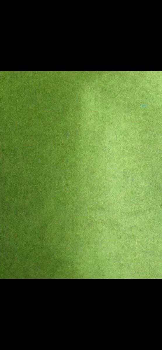 The image shows a square piece of paper that has been folded in half, creating two smaller squares within it. The top left corner of the paper displays a green color, while the bottom right corner features a black hue. The background appears to be a grayish-black color with some white elements scattered throughout. The text "3 days in a row already First 2 days minus QE in the final result, and today DAC said: “here bro, take this EMPTY CRATE again” But somehow still ended with +100 QE so I guess we survive another day." is written on it.